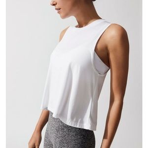 White crop tank